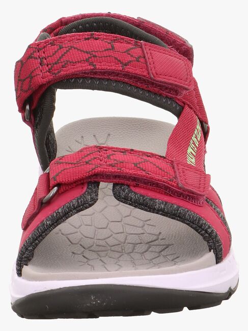 Superfit Criss Cross Sandaler, Röd/Grön