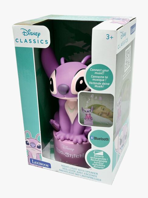 Disney Stitch Bluetooth-högtalare med Nattlampa Angel