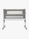 Joie Roomie Glide Bedside Crib och Resesäng, Foggy Gray