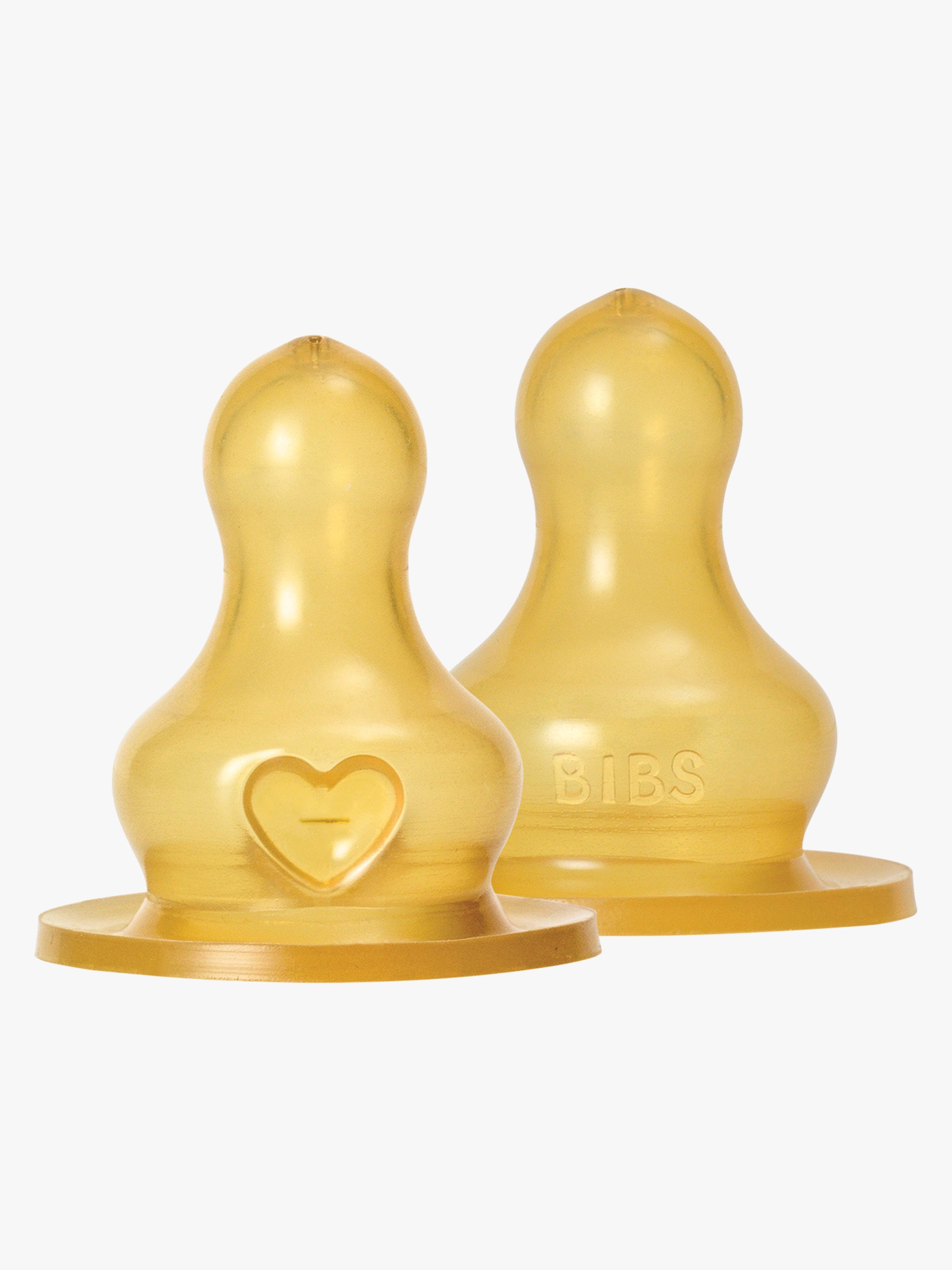 BIBS Slow Flow Dinapp Latex 2-pack, Gul
