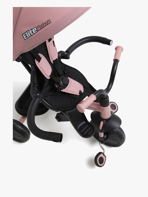 QPlay Elite Platinum Trehjuling, Rosa