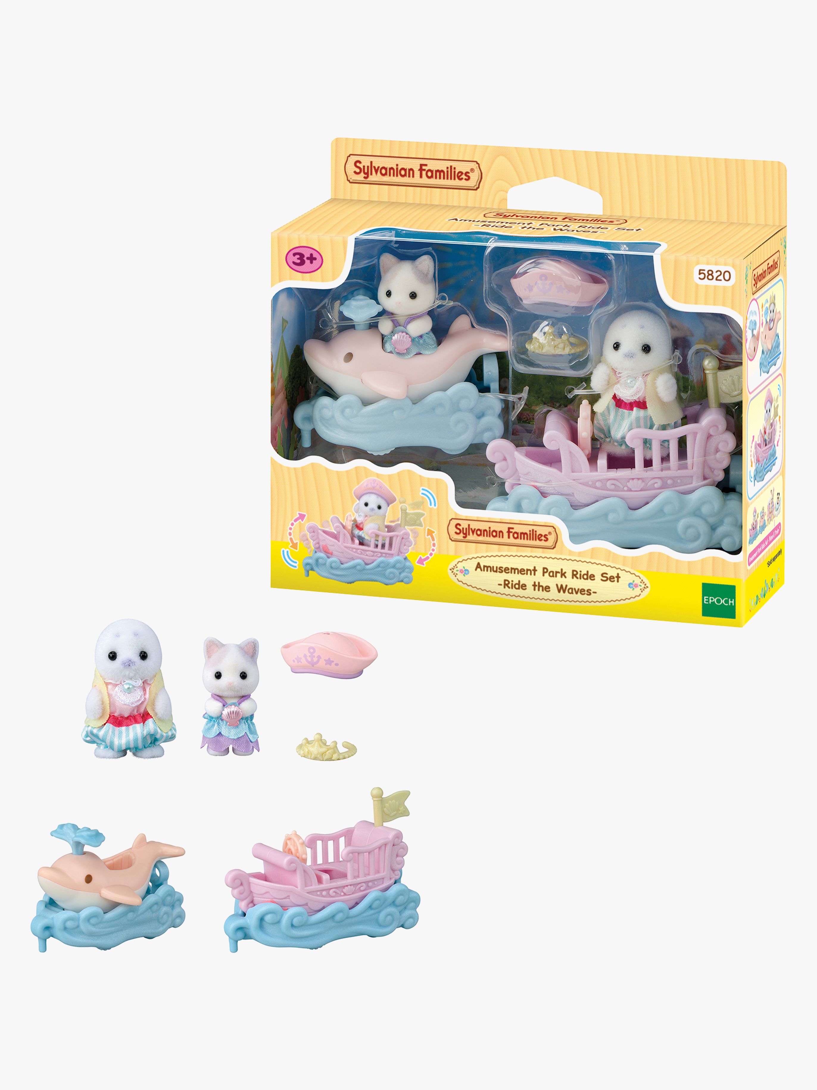 Sylvanian Families Lekset Nöjespark Båt & Vagn