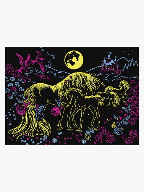 Ravensburger Pussel Enhörningar I Månskenet 100 Bitar