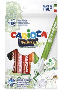 Carioca Textilpennor 10 st