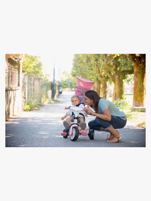 Smoby Trehjuling Baby Balade Plus, Rosa