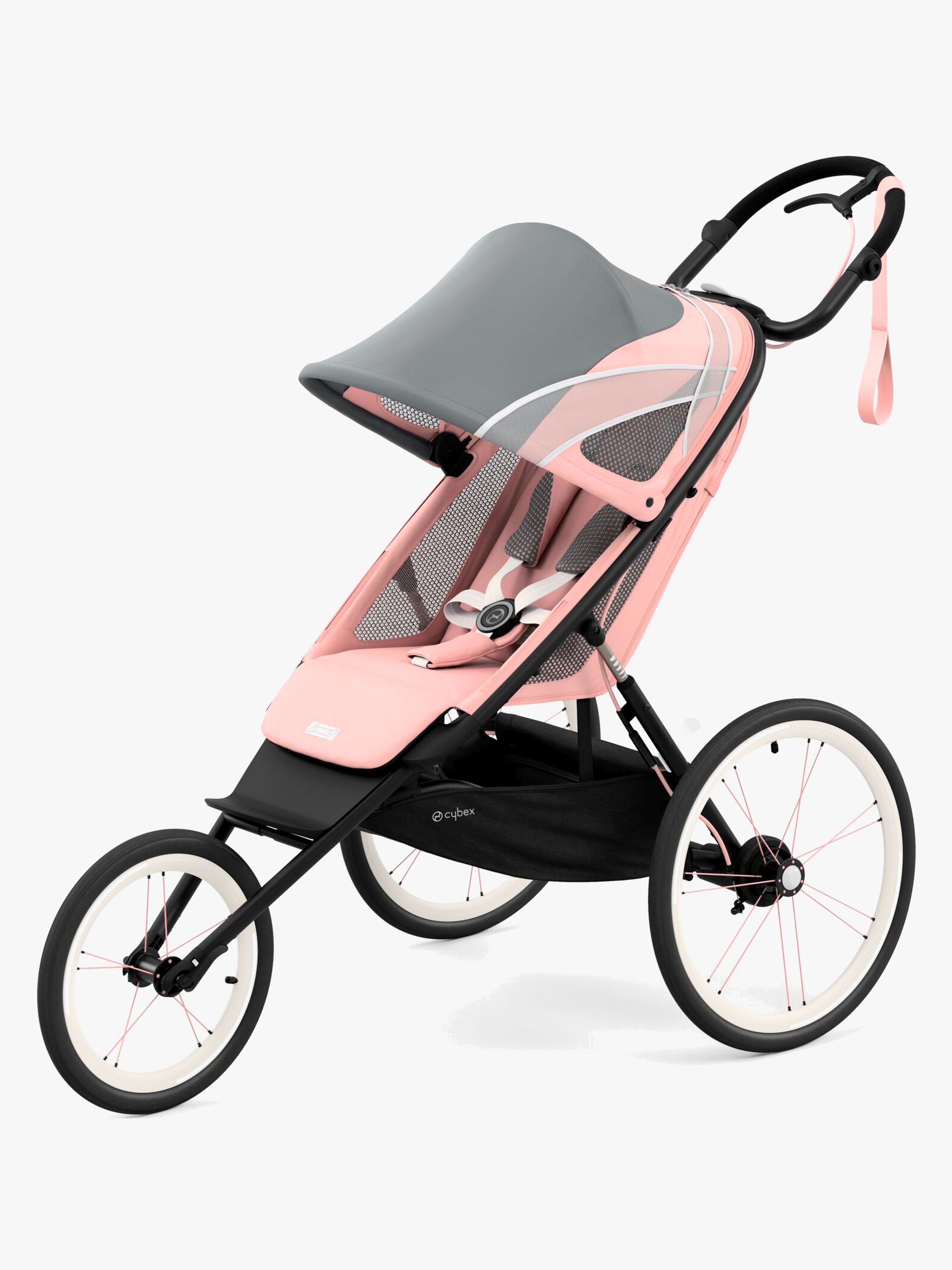 Cybex Sport AVI Joggingvagn, Black/Silver Pink