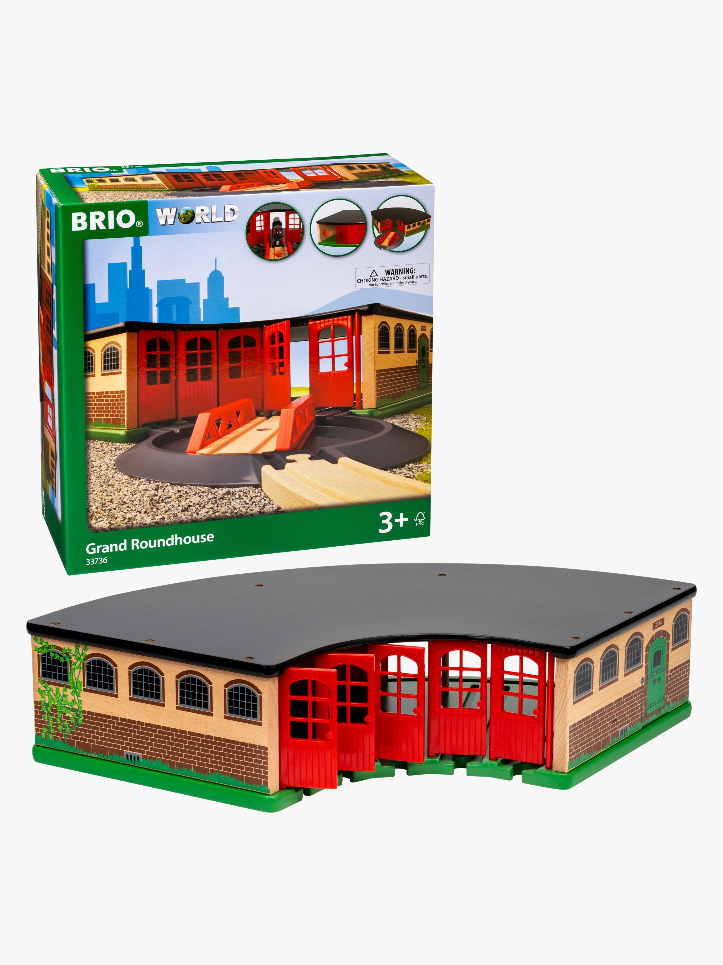 BRIO 33736 Det stora tågstallet
