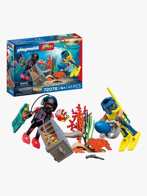 Playmobil City Action 72078 Poliisisukeltaja + Aarre