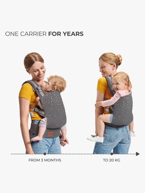 Kinderkraft NINO CONFETTI Bärsele, Grey