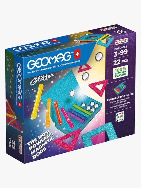 Geomag Glitter Panels Byggsats 22 Delar