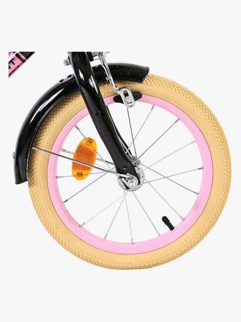 Volare Excellent Cykel med Korg 14 Tum, Svart