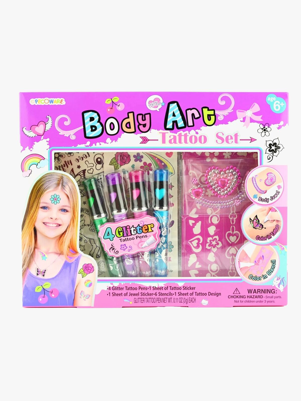 Robetoy Tatueringsset 8-pack 25 cm