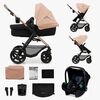 Kinderkraft MOOV 2 3-in-1 Kombivagn, Sand Beige