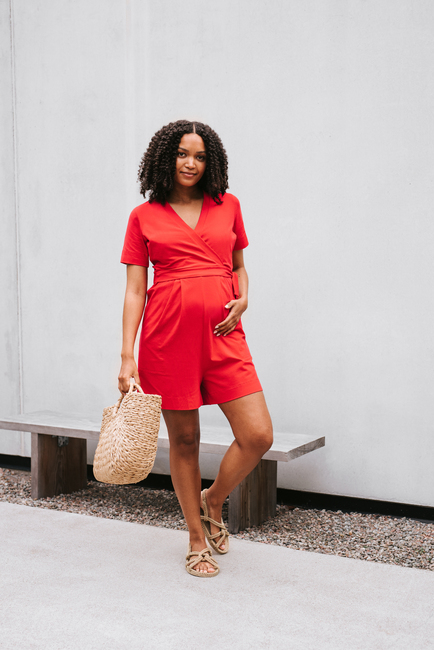 Boob Amelia Playsuit, Red