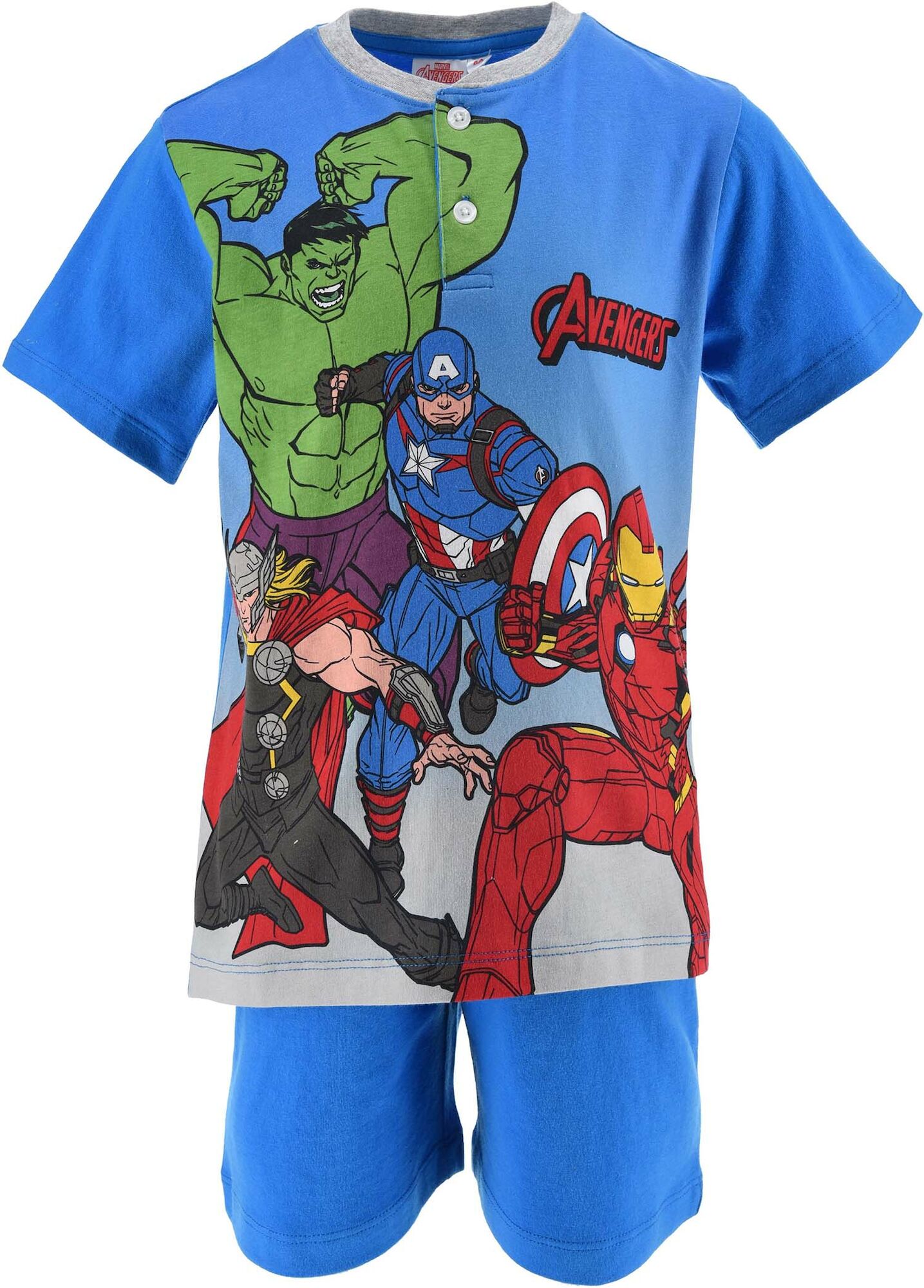 Marvel Avengers Classic Pyjamas Blue 6 År