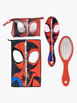 Spidey And His Amazing Friends Necessär med Handduk & Hårborste