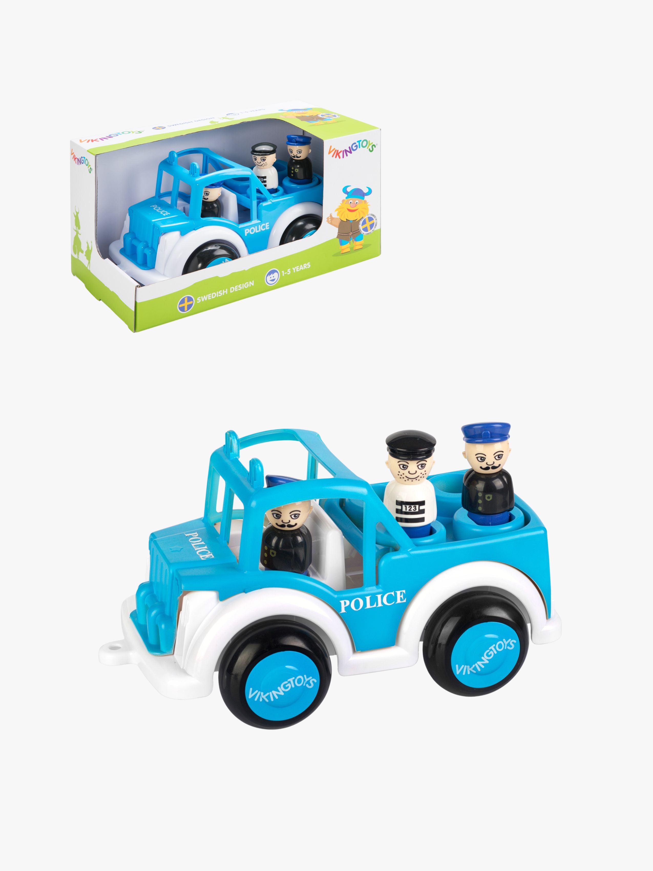 Viking Toys Jumbo Lekset Polisbil 28 cm