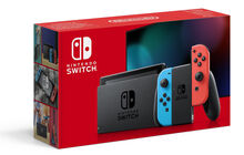 Nintendo Switch med Joy-Con, Blå/Röd