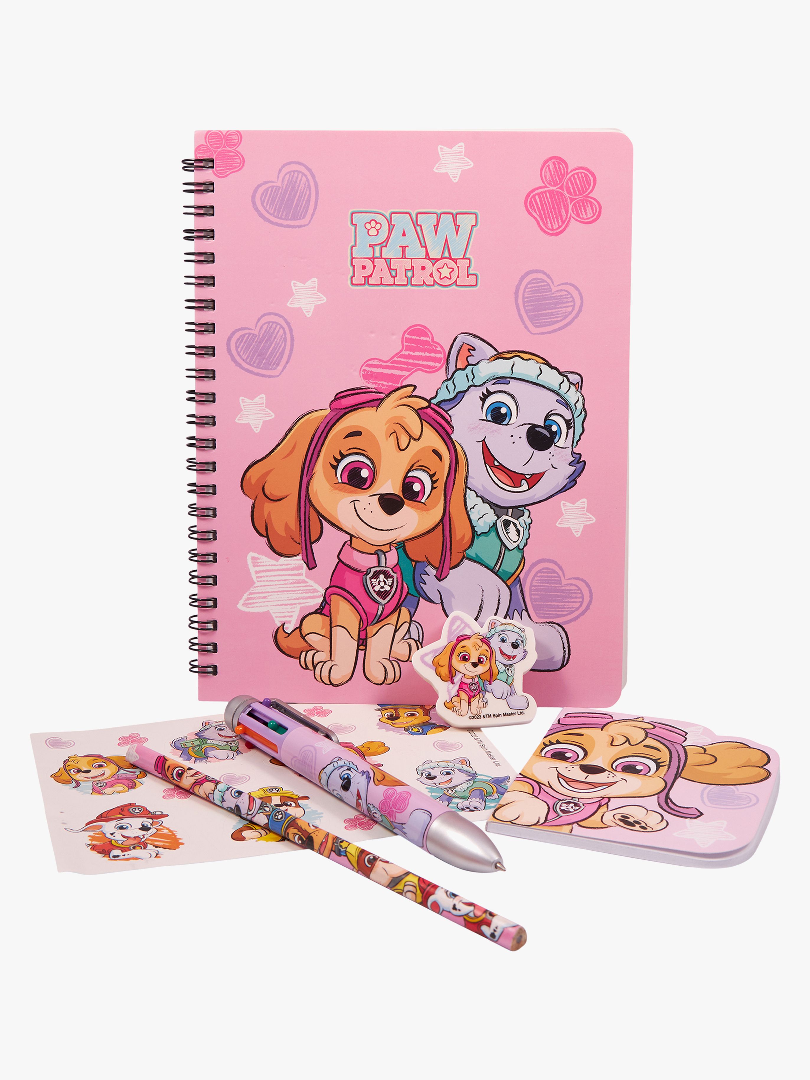Paw Patrol Skrivset A5 med Flerfärgad Penna