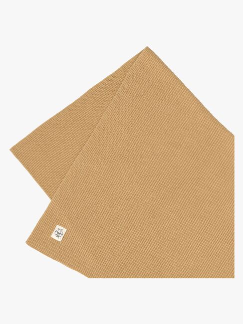 Lässig Stickad Filt 80x100, Nubs Camel