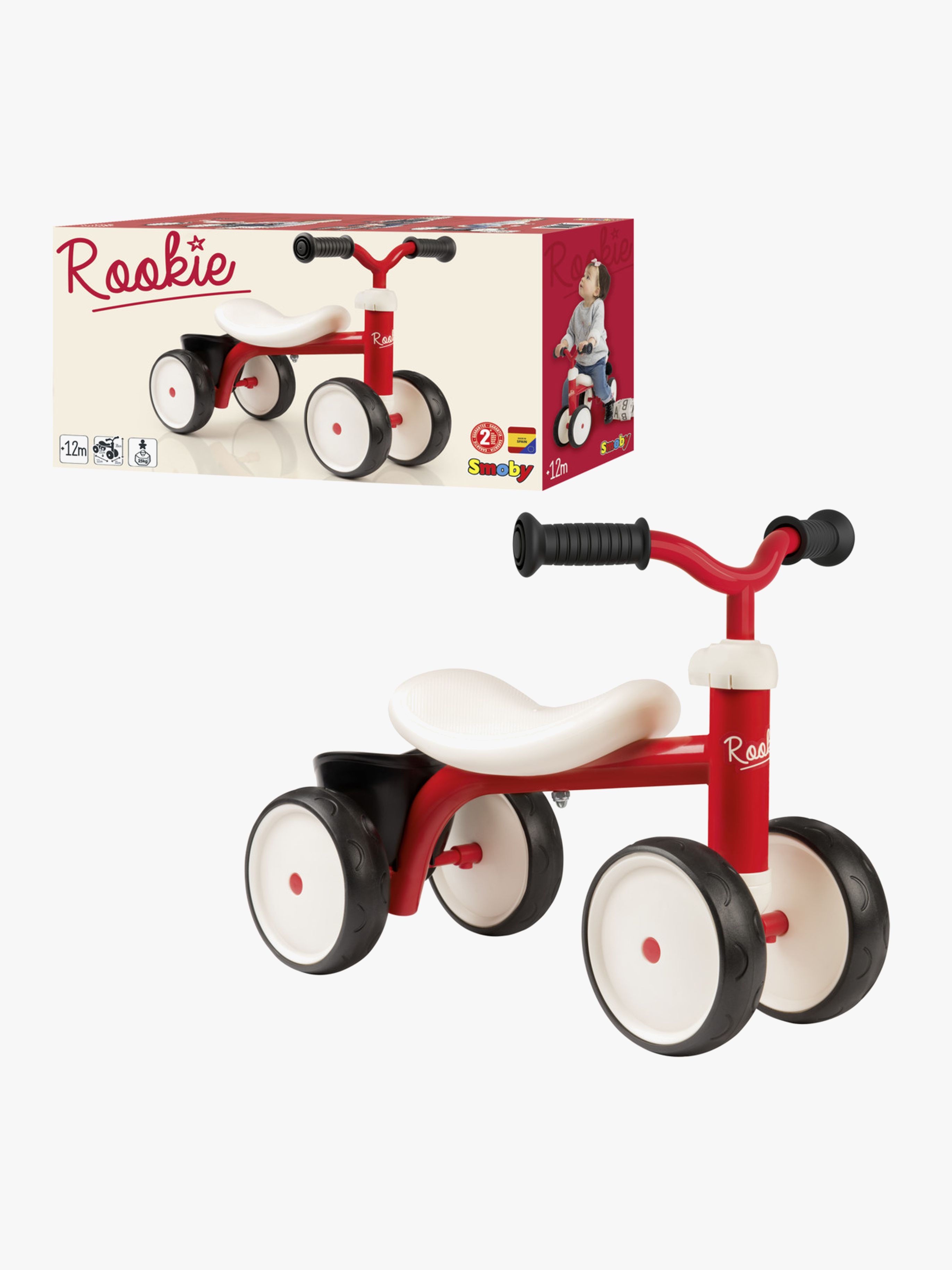Smoby Gåbil Rookie, Röd