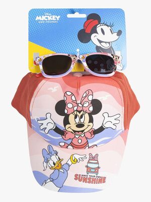 Disney Minnie Maus Kappe & Sonnenbrille, Rosa