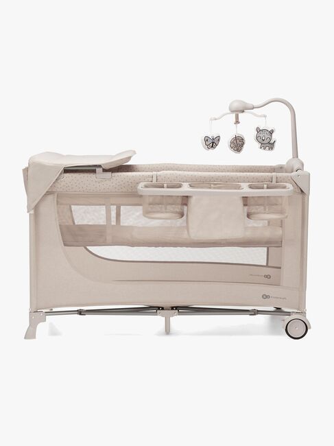 Kinderkraft JOY 2 Resesäng med Tillbehör, Beige