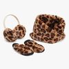 Petite Chérie Atelier Zoey Fake Fur Set, Leopard