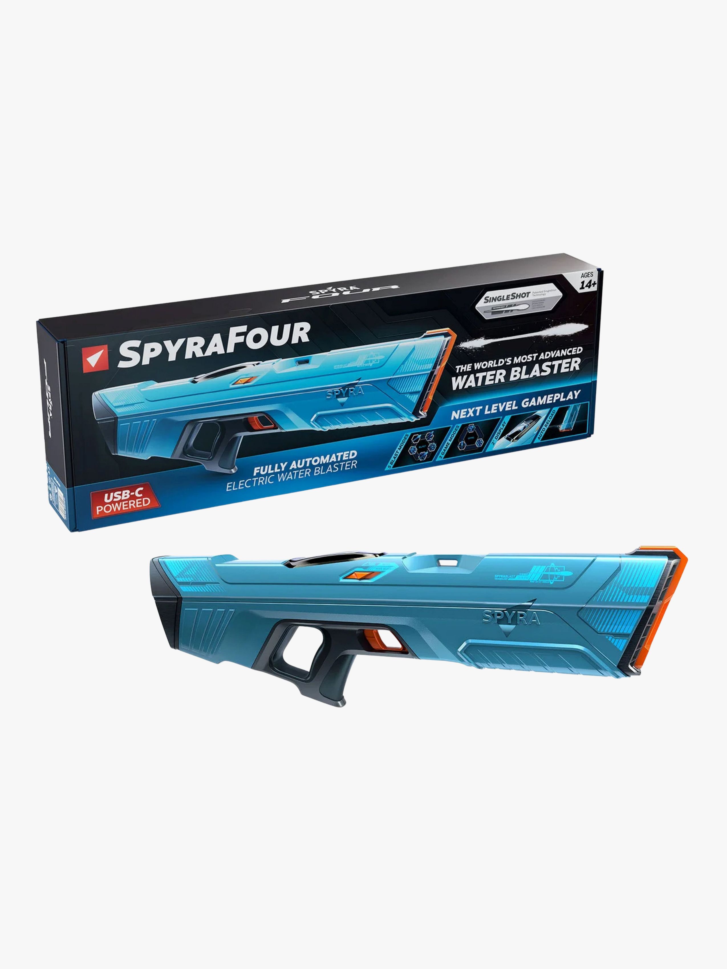 Spyra Vattenpistol Four, Blå