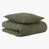 Oh, Poppy! Vega Muslin Bäddset 70x80 Spjälsäng, Forest Green