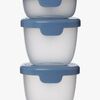 b.box Snackbox 3-pack, Ocean