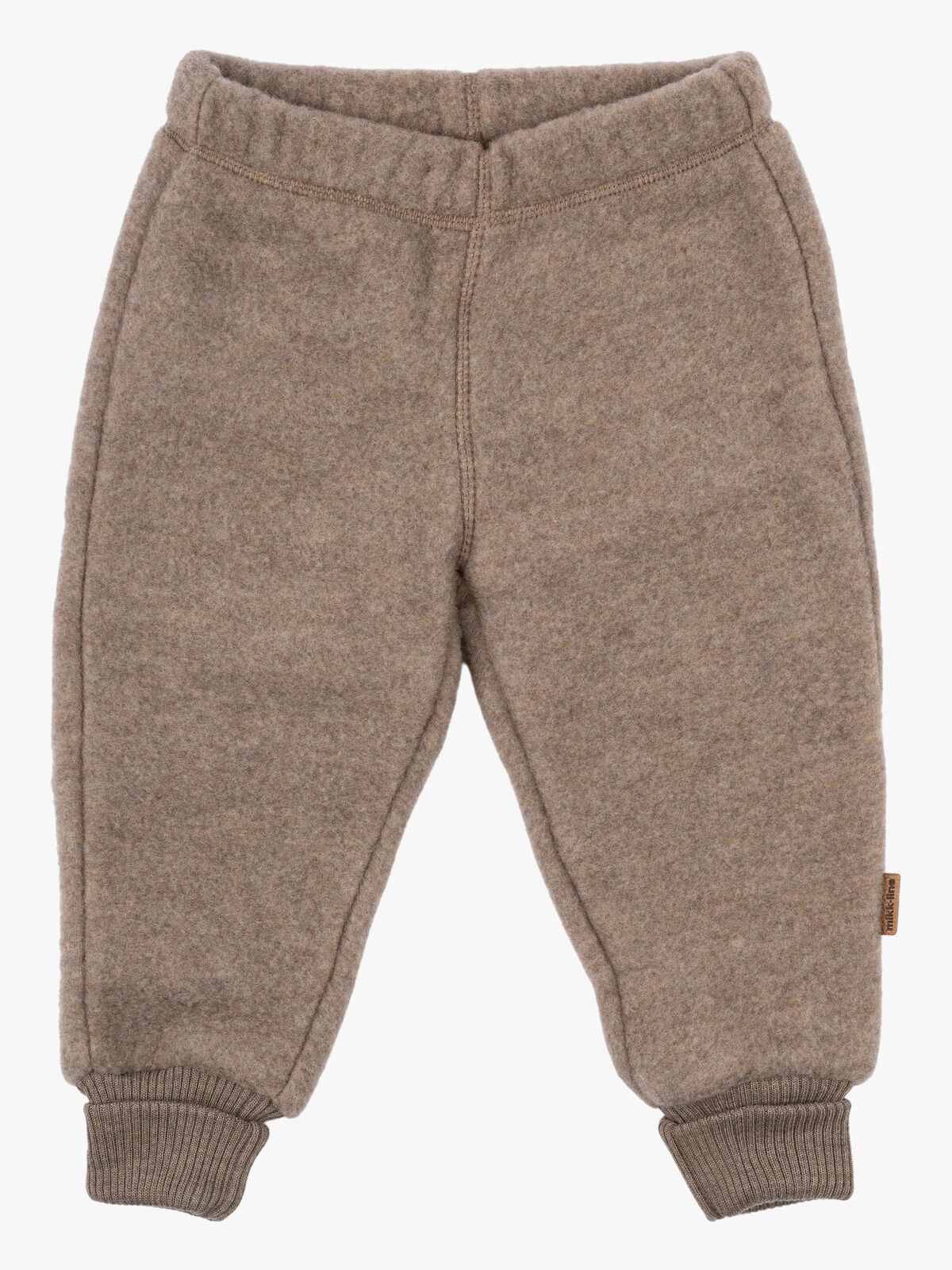 Mikk-Line Ullfleecebyxor Baby, Melange Denver