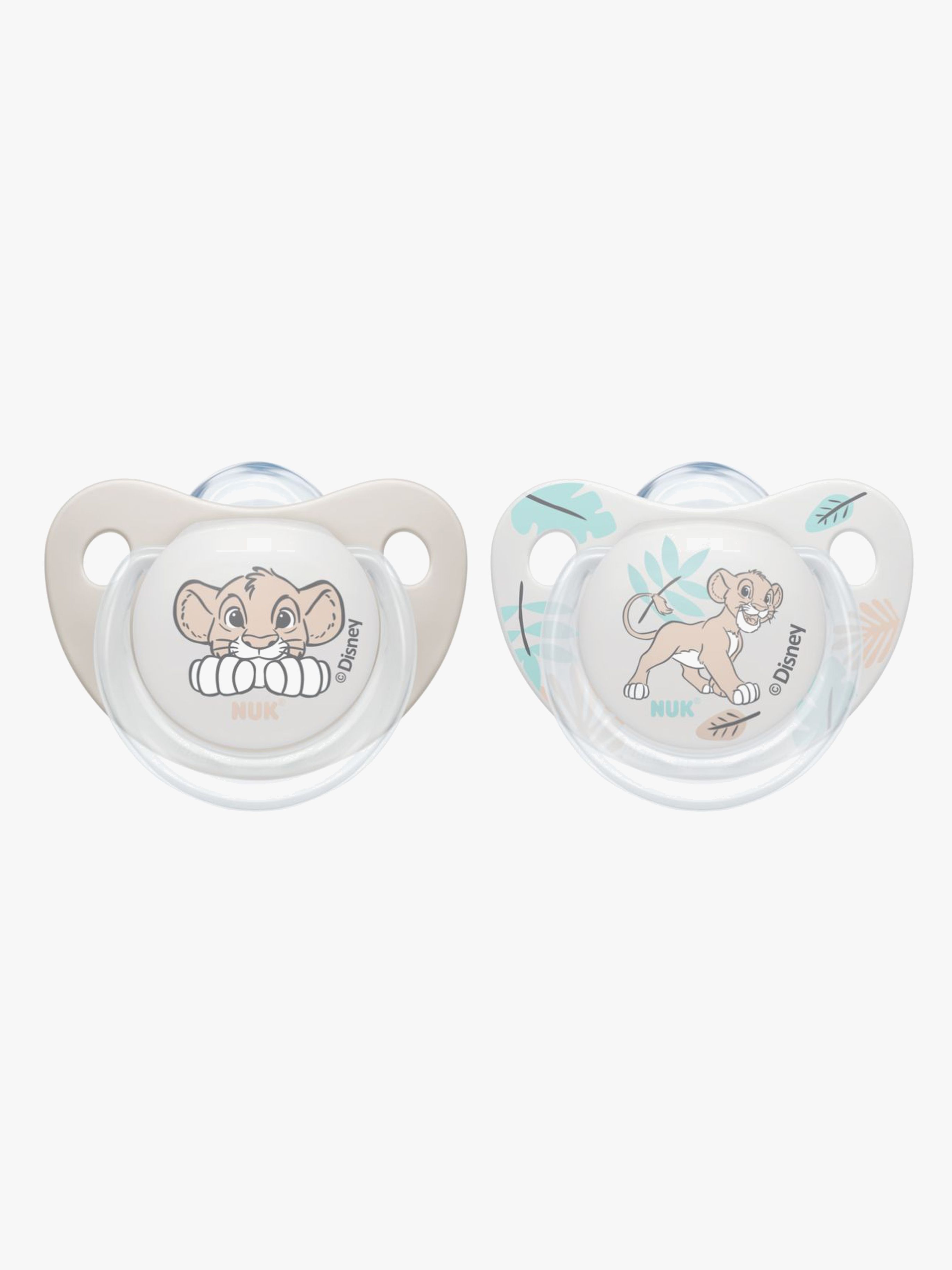 NUK Trendline Lejonkungen Napp 2-Pack Silikon Stl 2