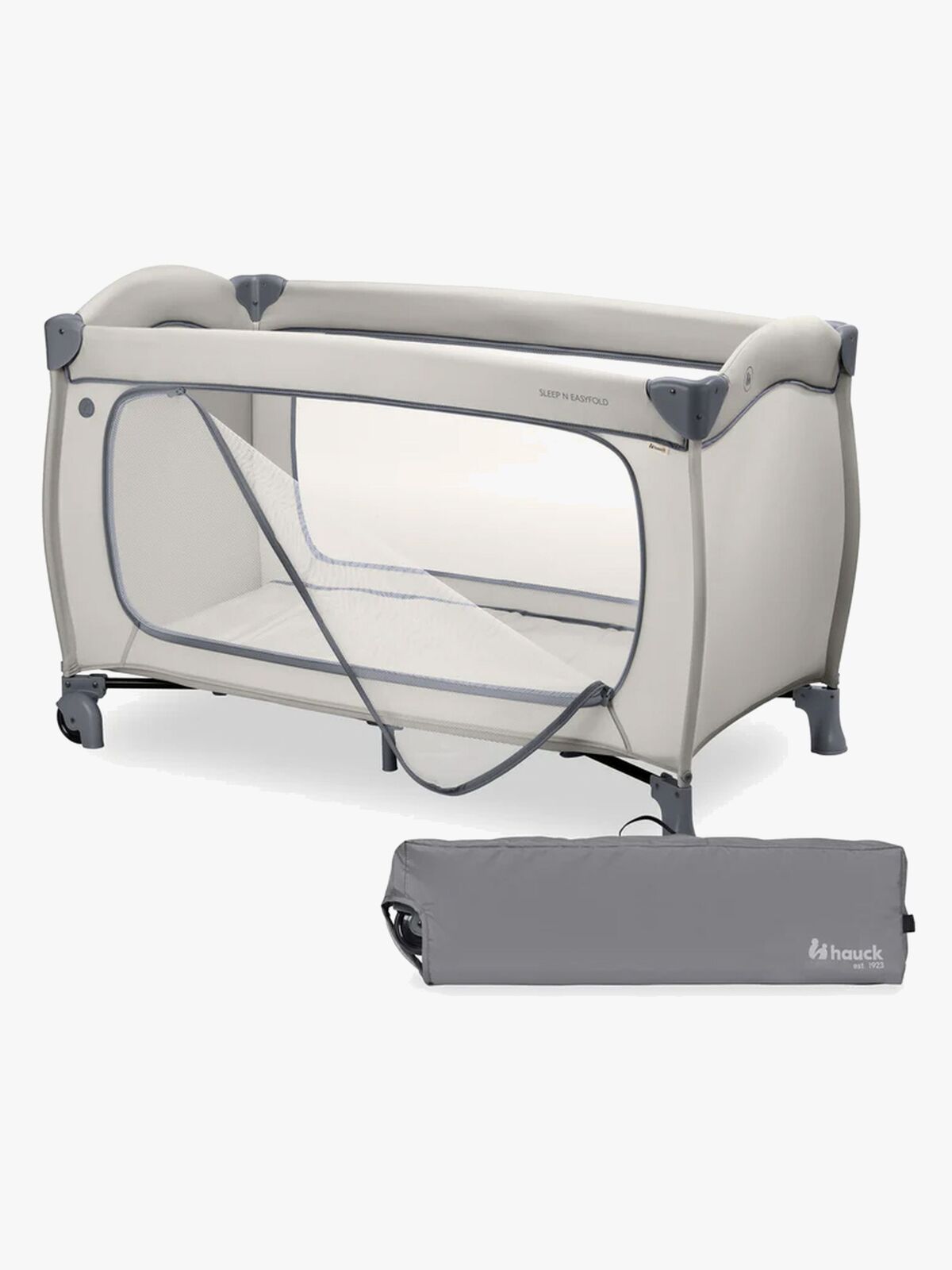 Hauck Sleep N Easyfold Resesäng, Dark Grey