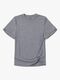 Hyperfied Jersey Knot Logo Top, Grey Melange