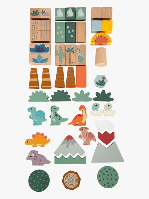 Small Foot Dino Byggklossar i Trä 50 st