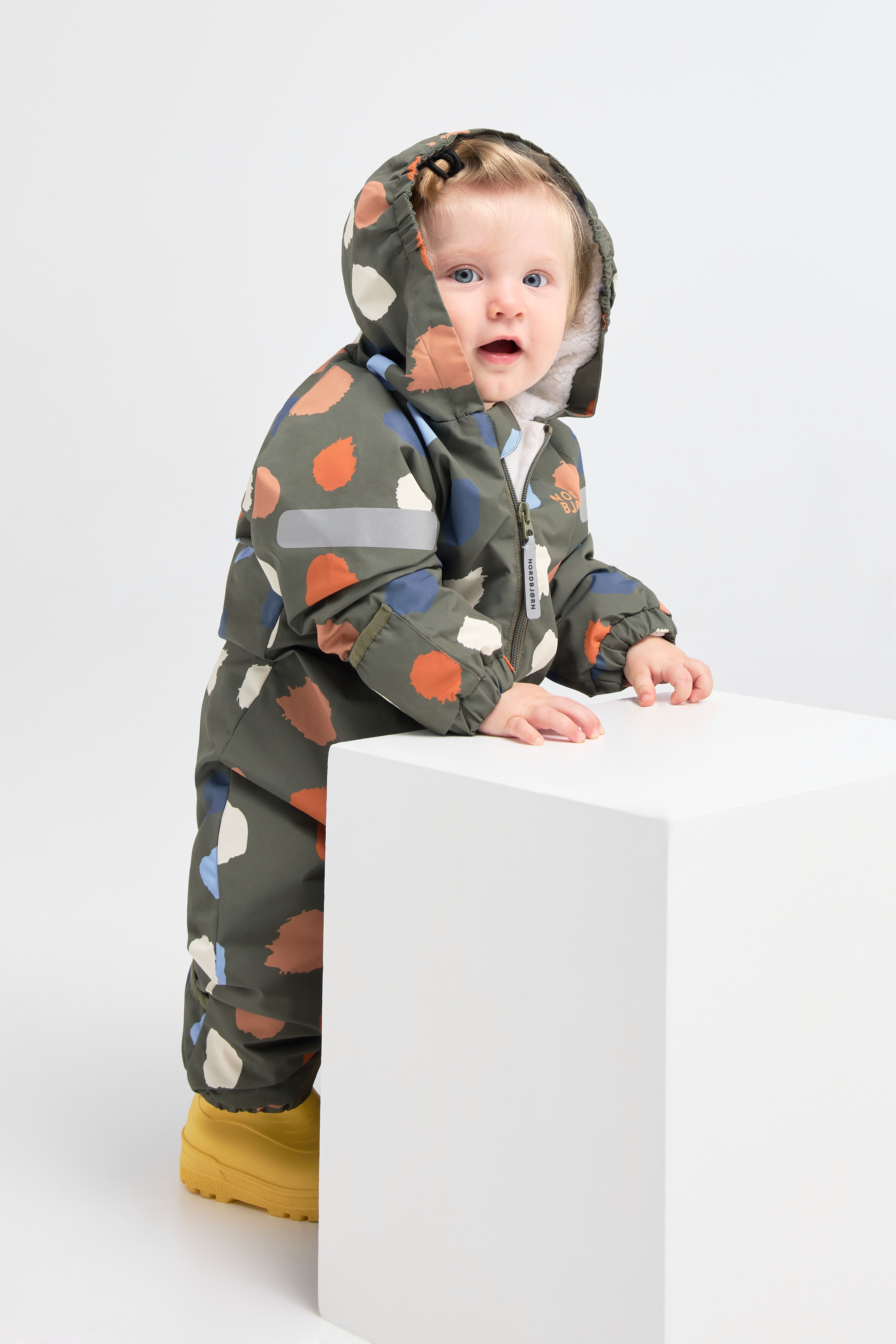 Nordbjörn Valdez Babyoverall Dusty Olive 74