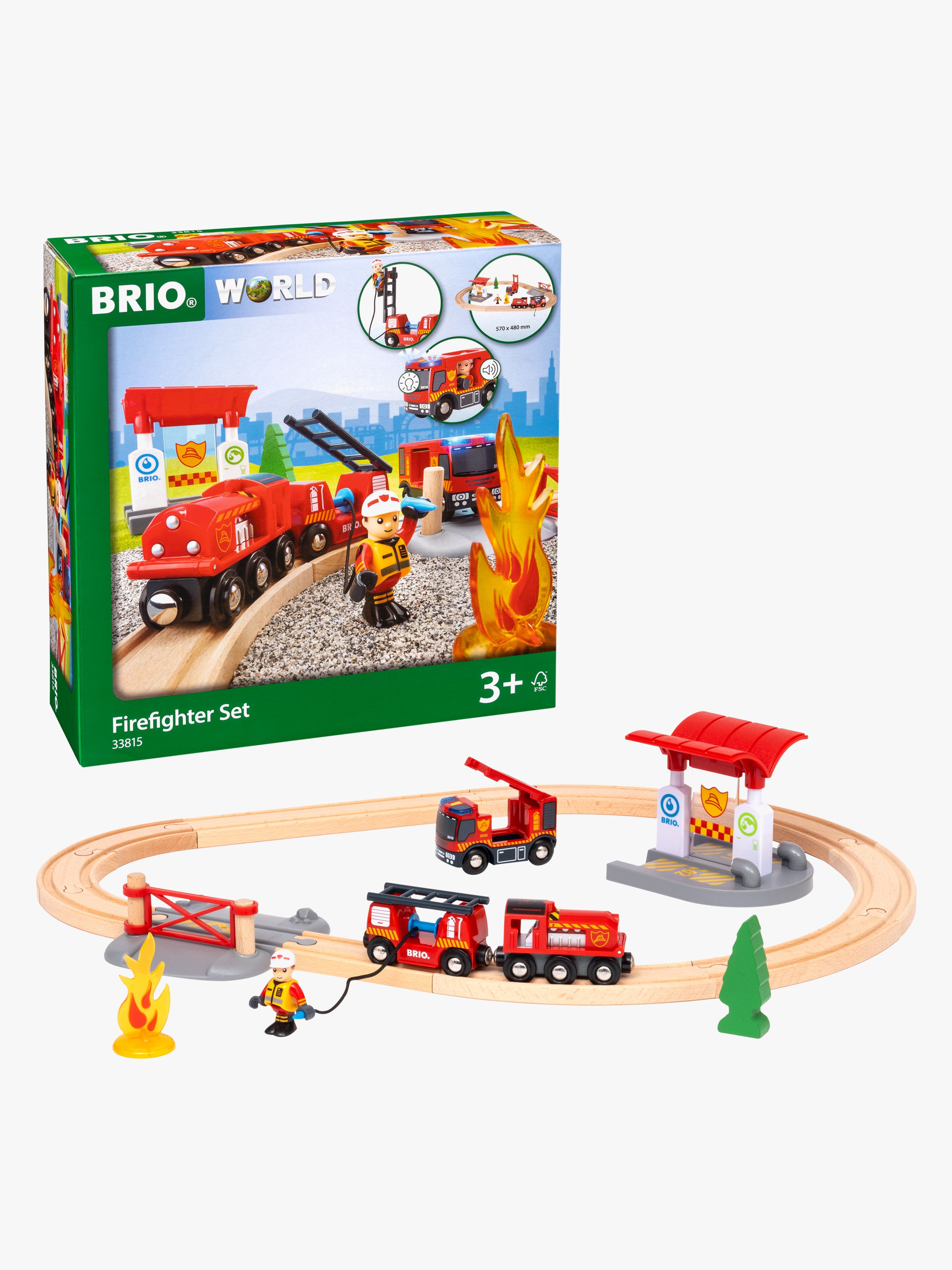 BRIO 33815 Tågset Brandman
