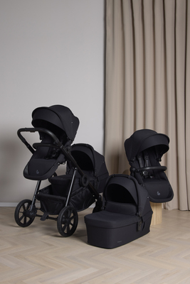 Beemoo Pro Multi 2 Zwillingswagen, Coffee Black