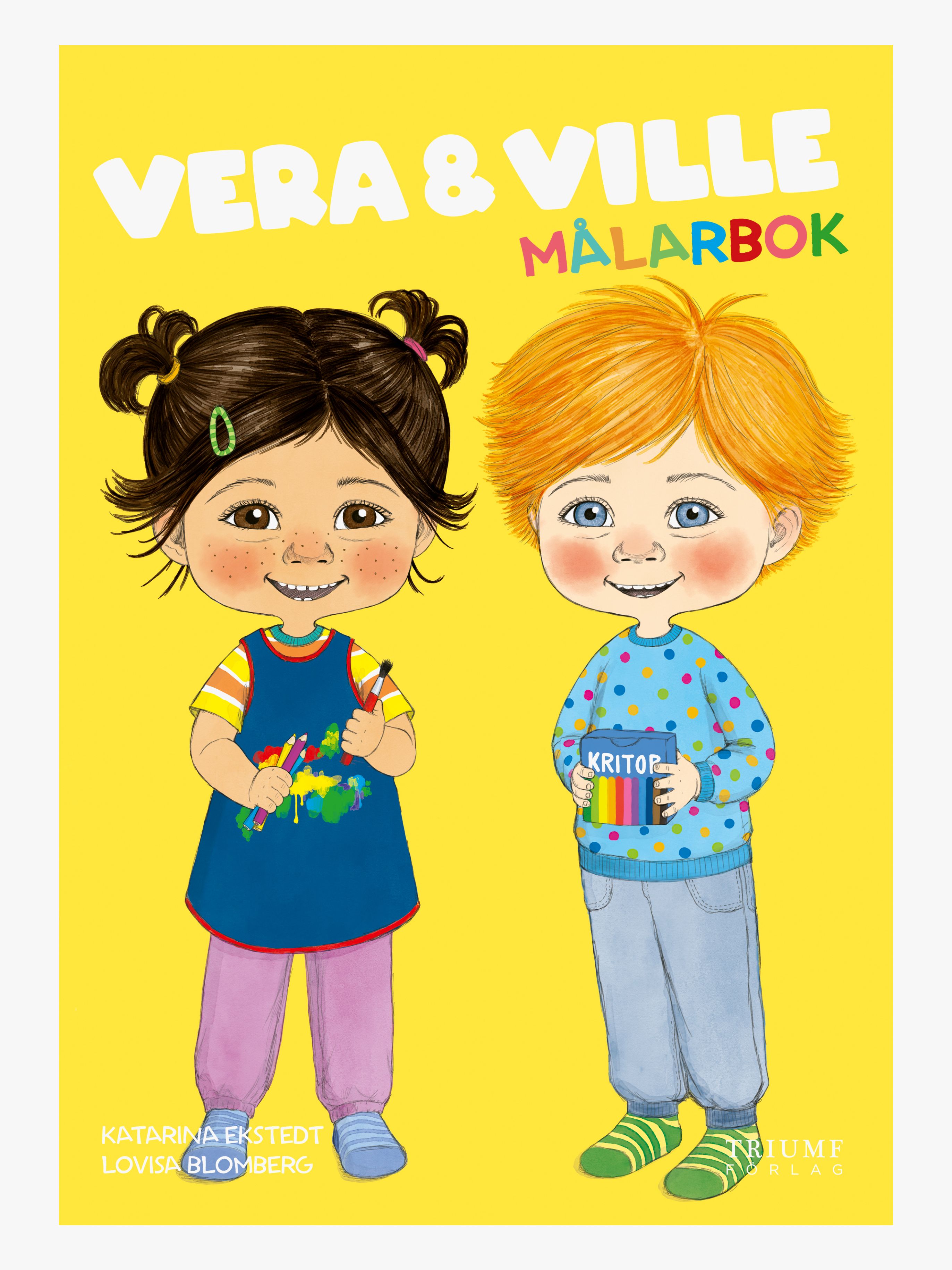 Ville &  Vera - Målarbok