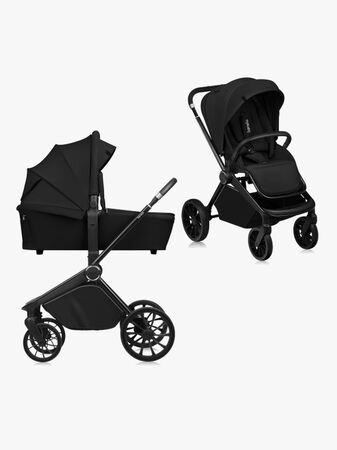Lionelo MIKA Plus 2-in-1 Duovagn, Black Onyx