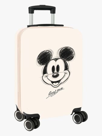 Disney Musse Pigg Kabin Resväska 40L, Vit