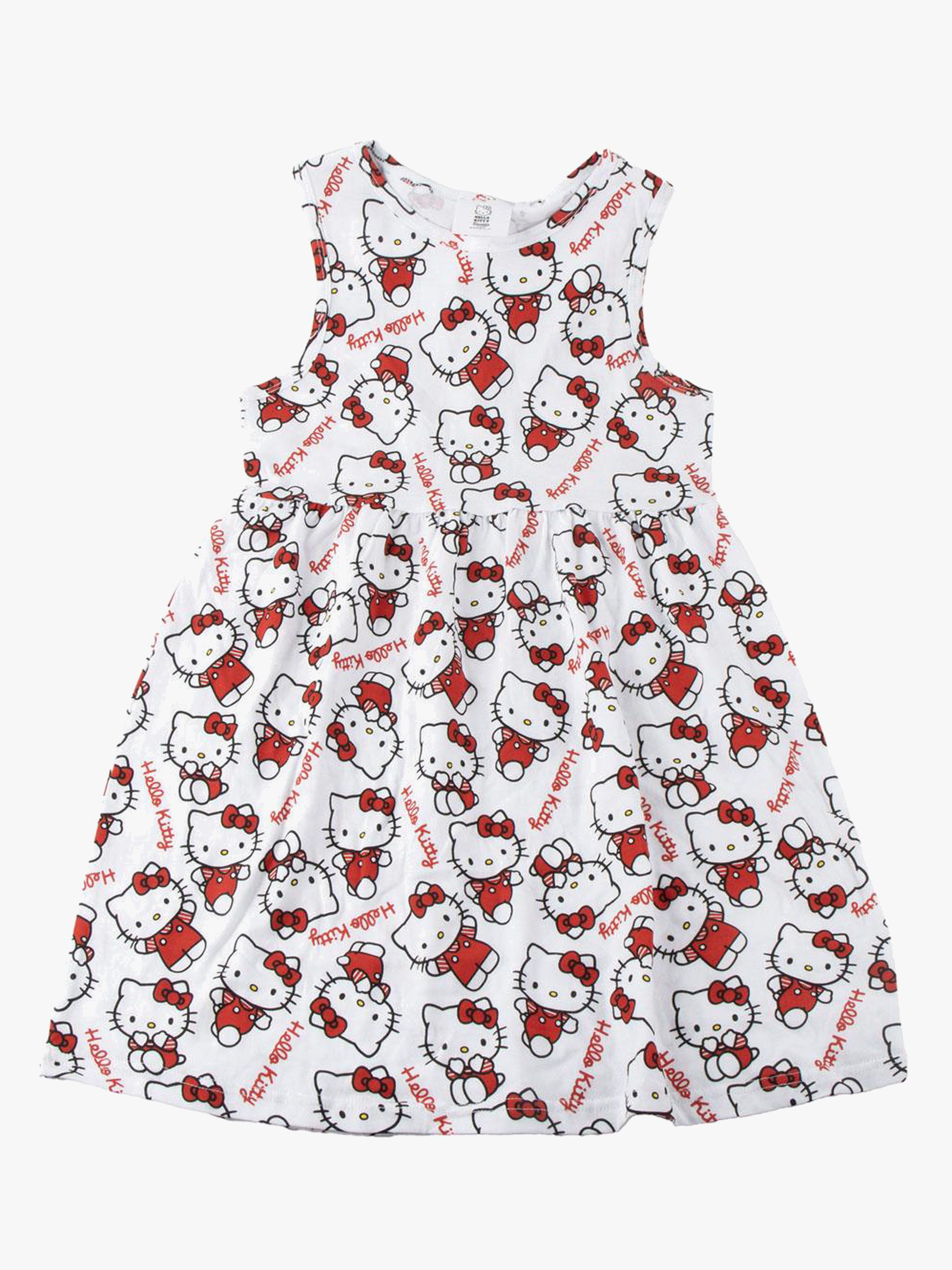 Hello Kitty Klänning, Vit, 128-134