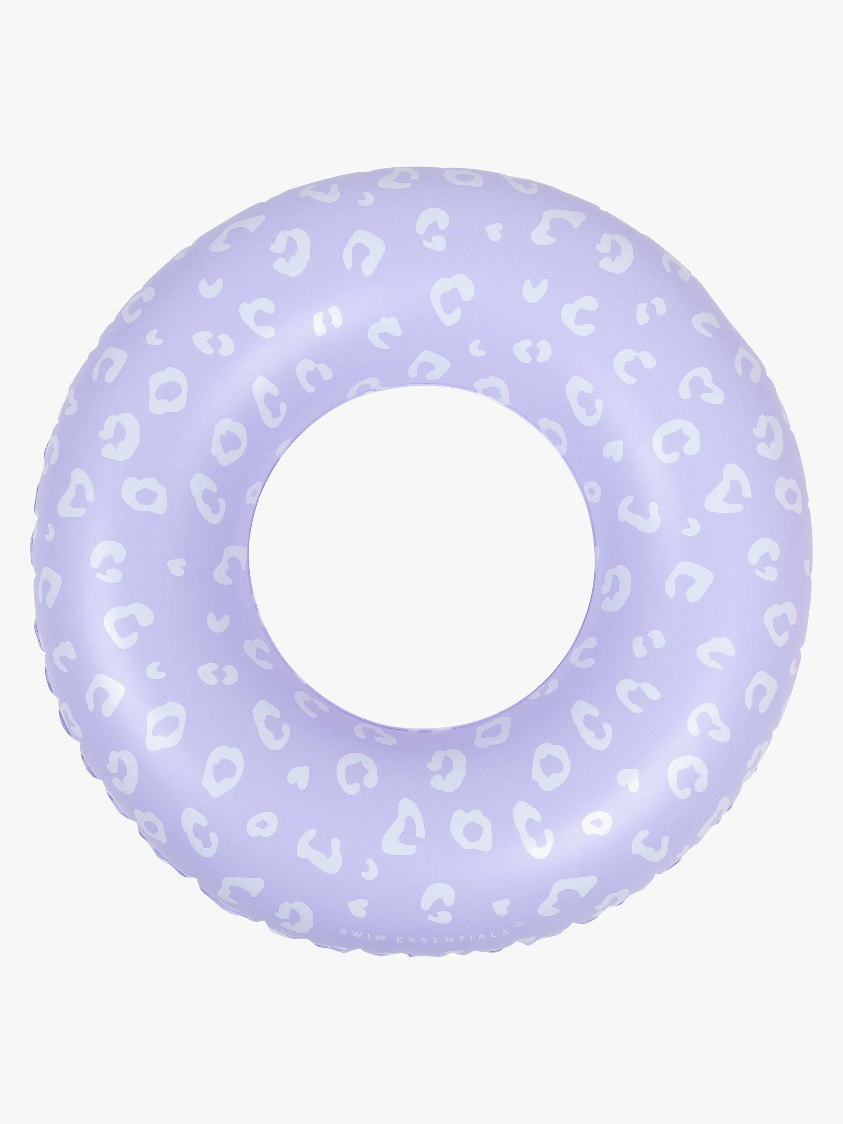 SwimEssentials Badring 90 cm, Lila Leopard
