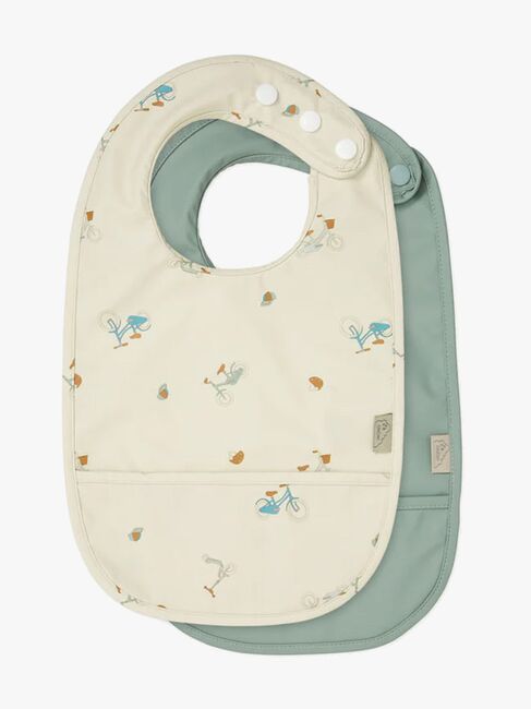 Cam Cam Copenhagen Picknick Haklapp 2-Pack, Bicycles