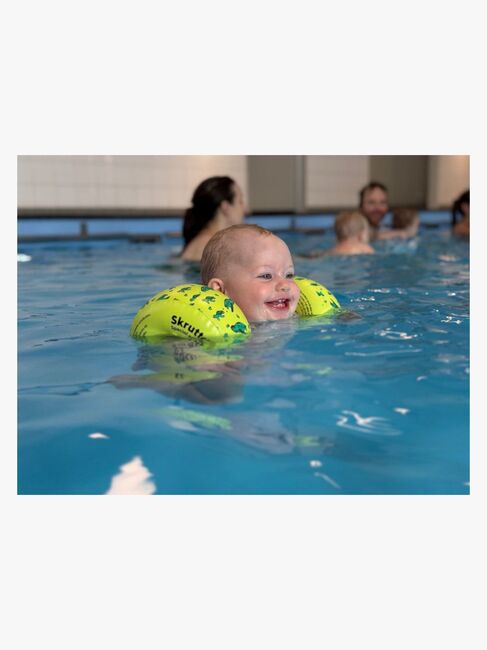 Skruttenringen Armpuffar, Gul Mönstrad