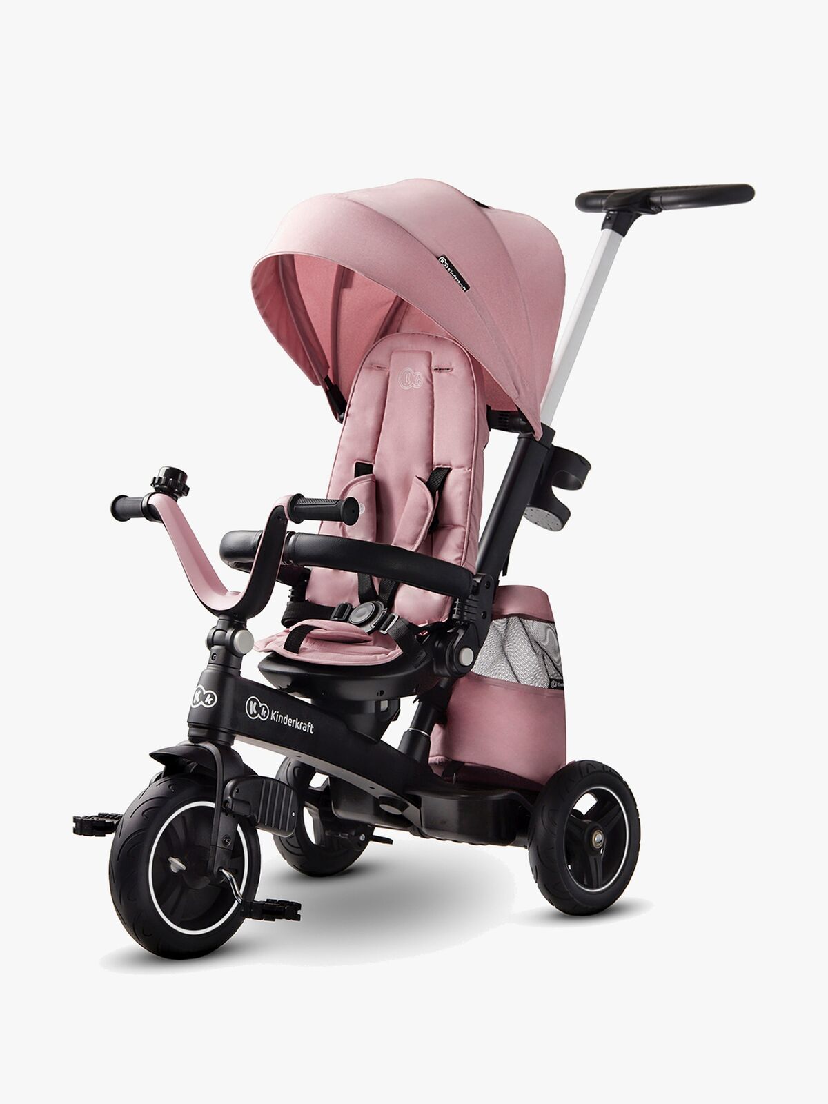 Kinderkraft Trehjuling Easytwist, Rosa