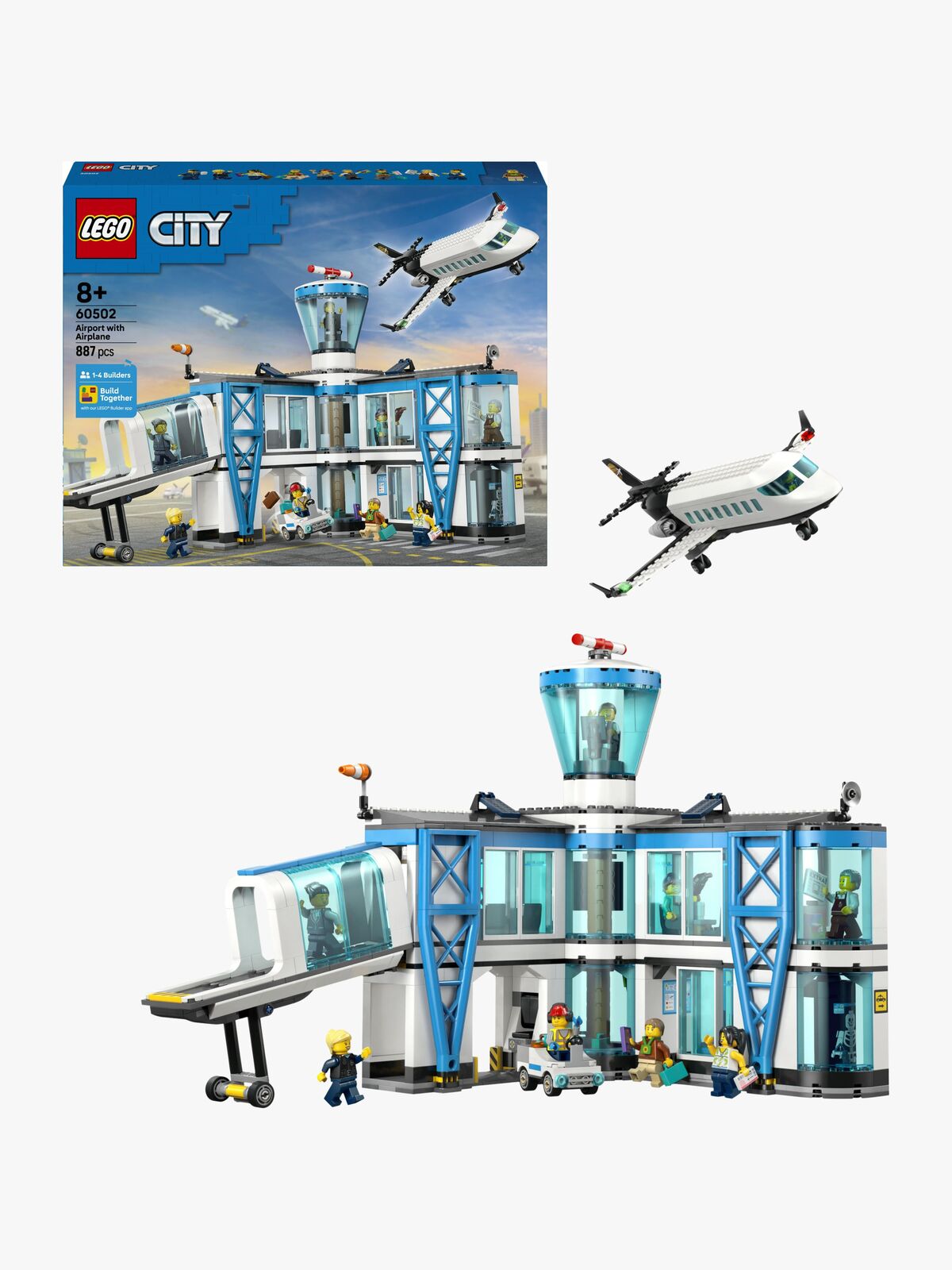 LEGO City 60502 Flygplats med flygplan
