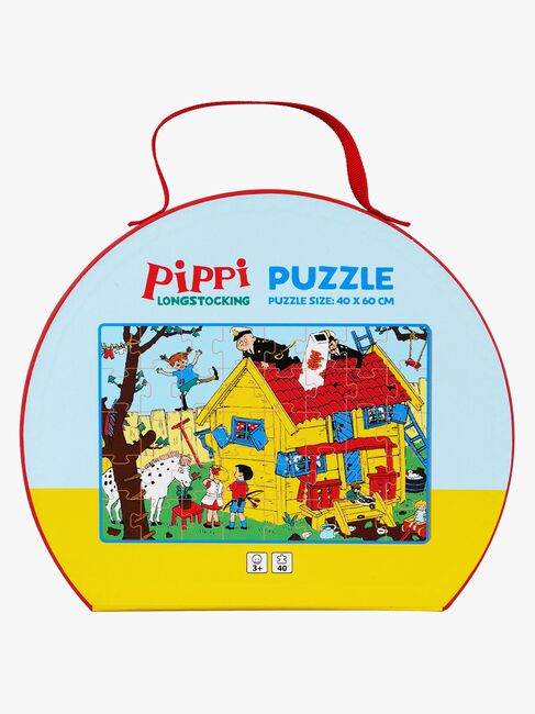 Pippi Långstrump Pussel med Väska 40 Bitar