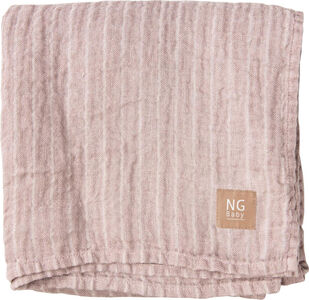 NG Baby Linnefilt 100x100, Dusty Pink